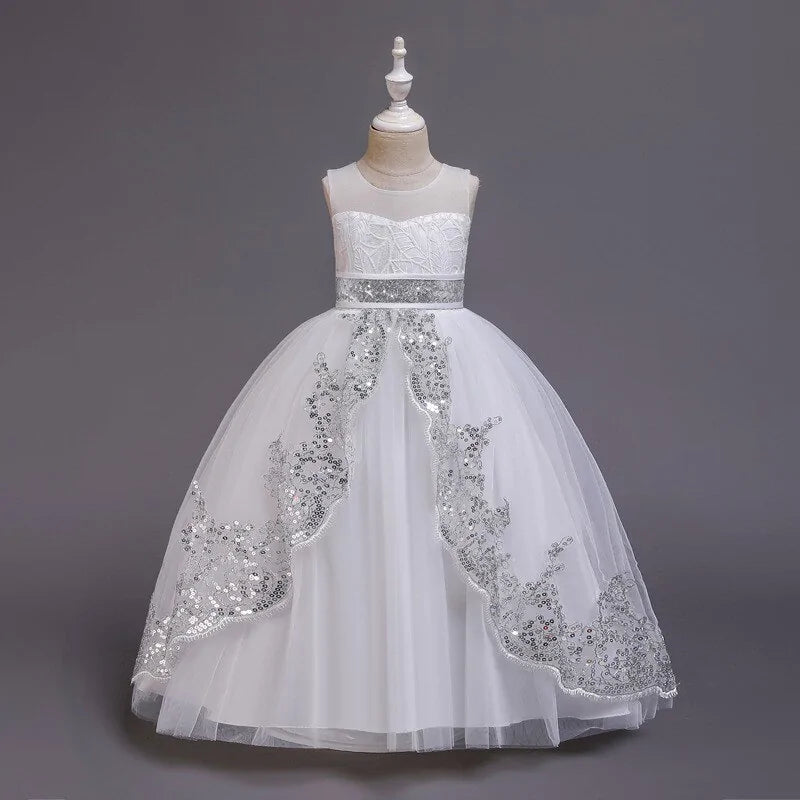 Transform Her into a Christmas Princess with This Elegant Party Dress