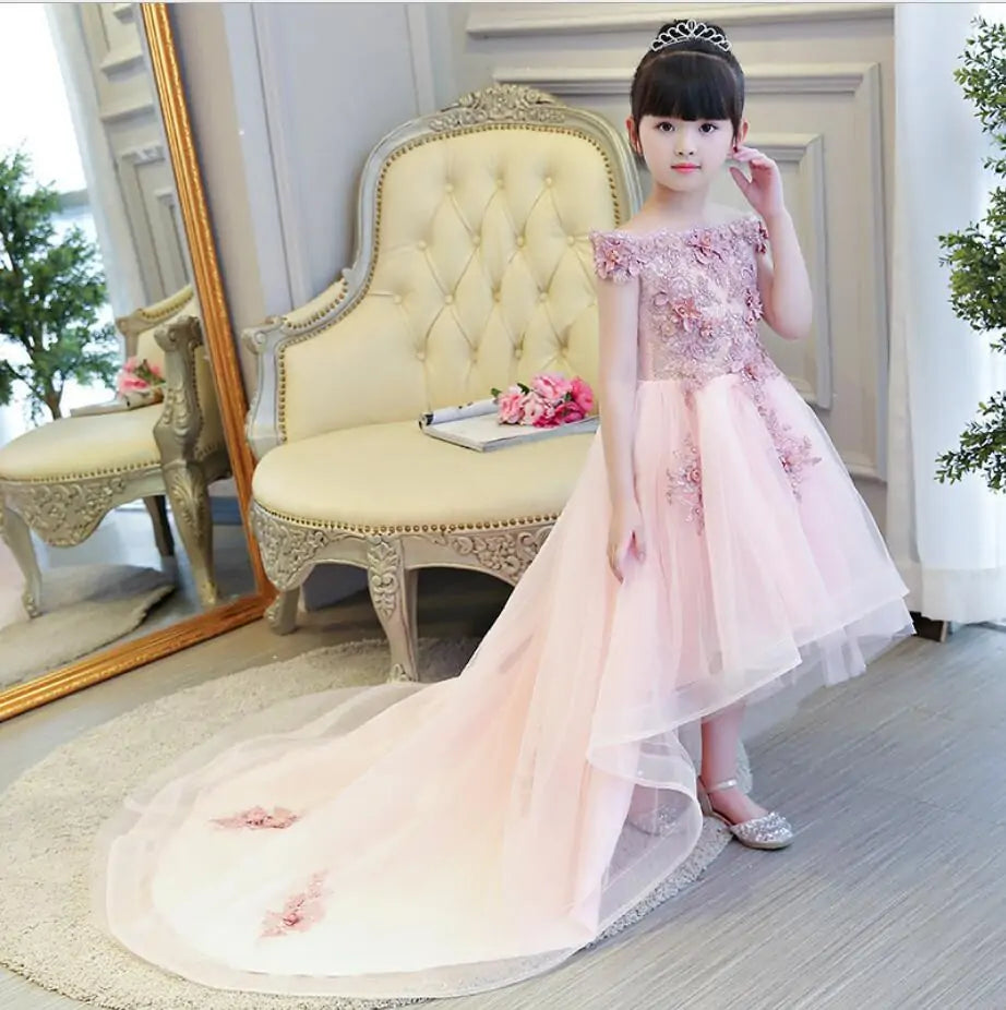 Long Flower Girl Dresses