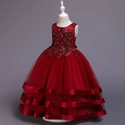 Transform Her into a Christmas Princess with This Elegant Party Dress